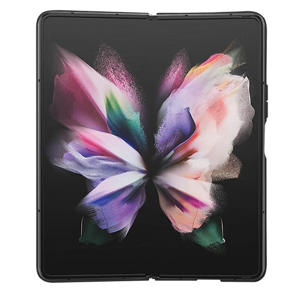 Case Guess GUHCZFD5P4TDPK F946 Galaxy Z Fold 5 black/black hardcase Leather 4G Diamond Triangle Case