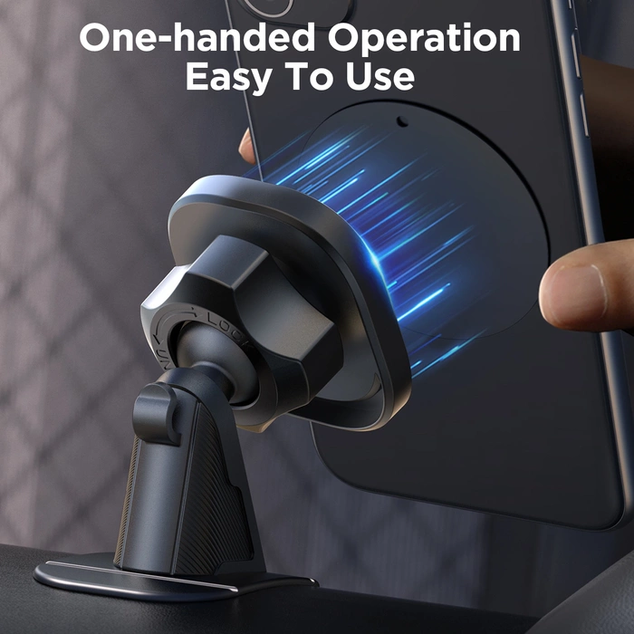 Magnetický držák autotelefonu Joyroom JR-ZS400 na palubní desku - černý