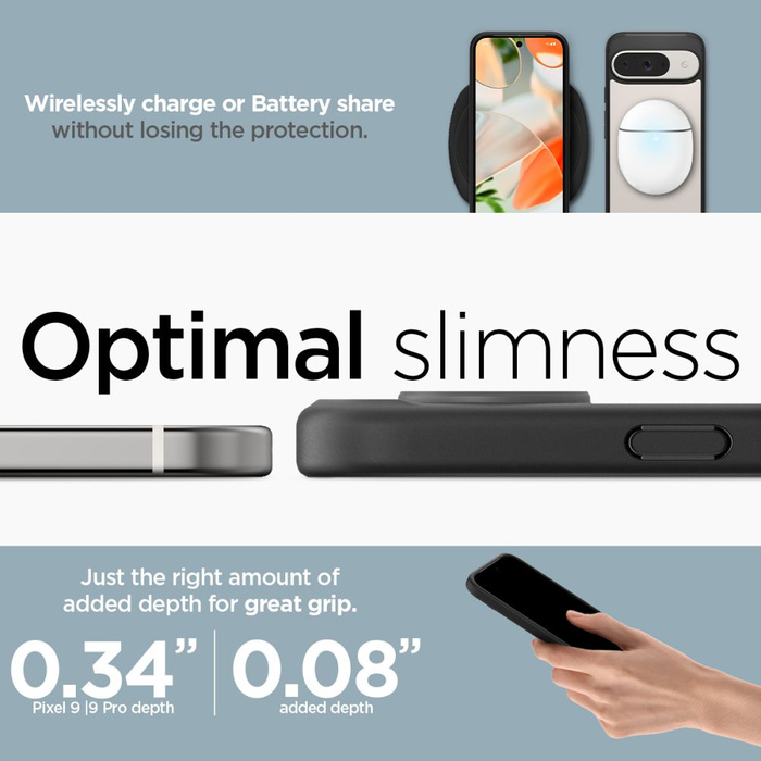 Cover Spigen Ultra Hybrid MATTE GOOGLE PIXEL 9 / 9 PRO NERO