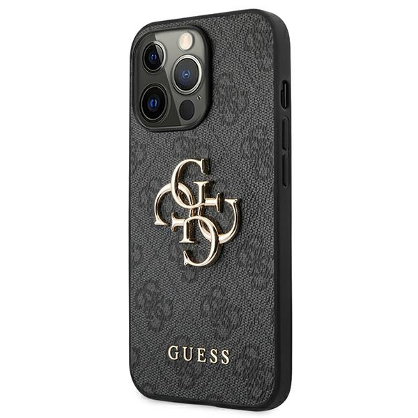 Hülle Guess GUHCP13X4GMGGR iPhone 13 Pro Max 6.7" grau/grau hardcase 4G Big Metal Logo CASE