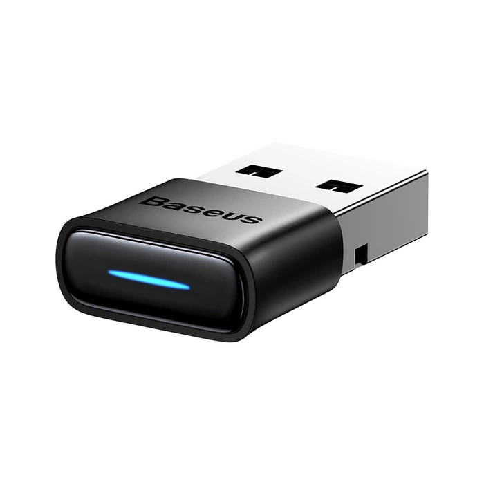 Baseus BA04 mini Bluetooth 5.0 adapter USB vevő számítógép adó fekete (ZJBA000001)
