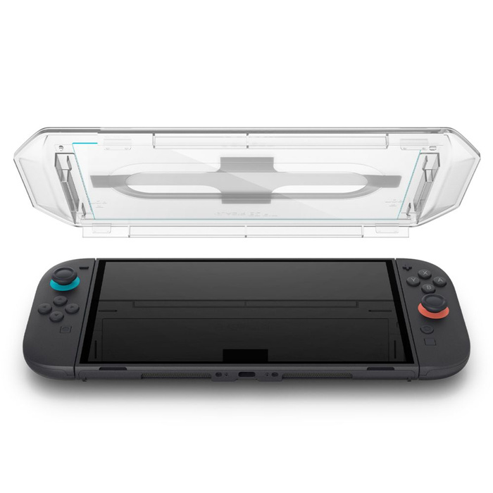 CRISTAL TEMPLADO SPIGEN GLAS.TR "EZ FIT" 2-PACK NINTENDO SWITCH 2 CLEAR