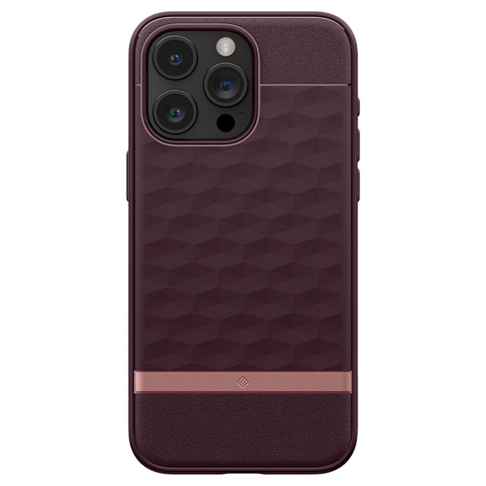 Coque iPhone 15 Pro Max Caseology Parallax Mag MagSafe Burgundy Case