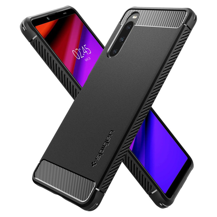 Coque Spigen Rugged Armor Sony Xperia 10 V MATTE Noir Case