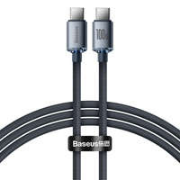 Baseus Crystal Shine Series Kabel USB-Kabel für schnelles Laden und Datentransfer USB Typ C - USB Typ C 100W 1,2m schwarz (CAJY000601)