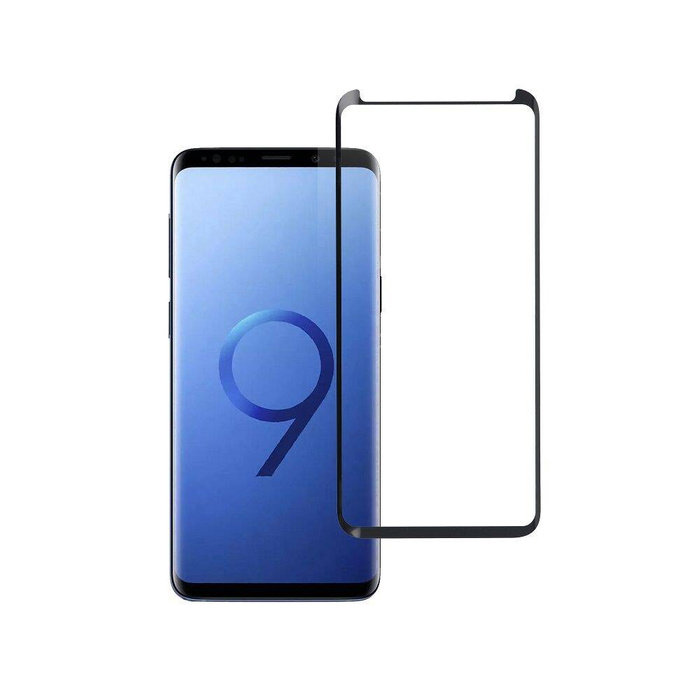Szkło hartowane do Samsung Galaxy S9 PLUS (full glue / case friendly) Blue Star 5D czarne