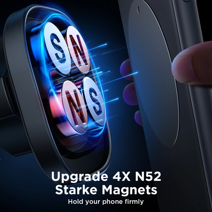 Magnetický držák autotelefonu Joyroom JR-ZS400 na palubní desku - černý