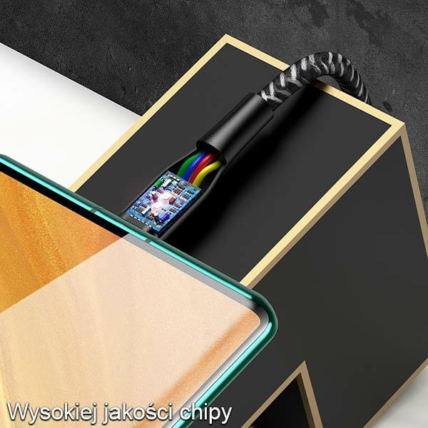 USAMS Cable braided U41 USB-C Fast Charge 3m red/red SJ398USB02 (US-SJ398)