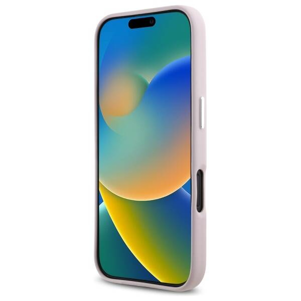 Etui Karl Lagerfeld iPhone 16 6.1" różowy/pink hardcase FW Metal Plate MagSafe