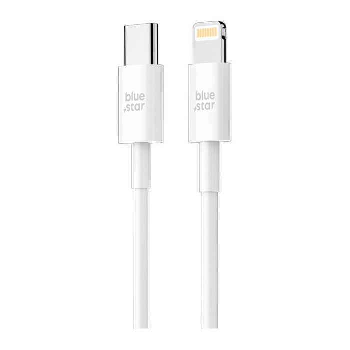 Kabel USB C do Lightning Blue Star 2A 12W 1 m QC3.0 PA-X12 biały
