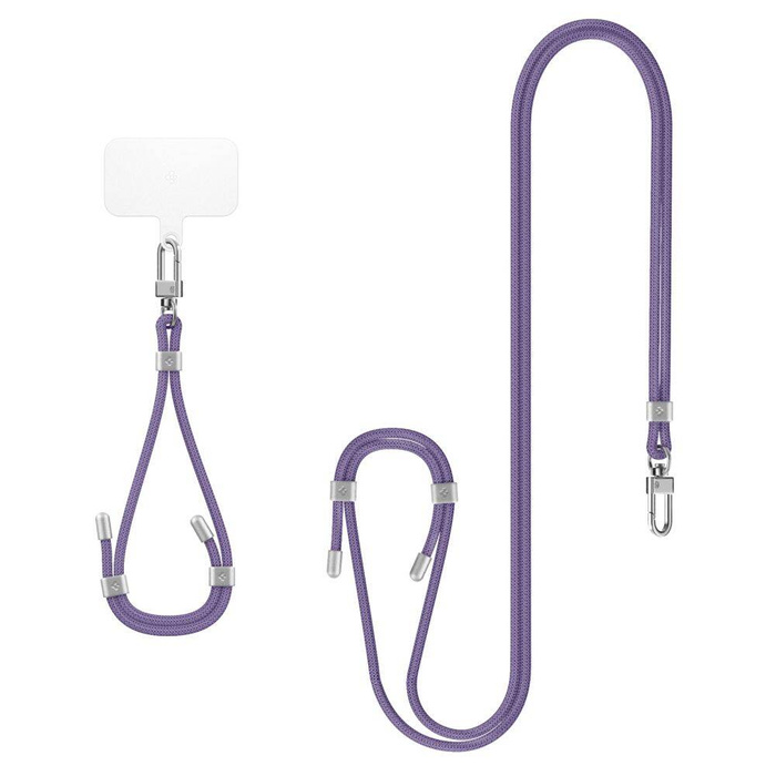 Spigen LANYARD UNIVERSAL STRAP SET CROSSBODY &amp; WRIST DEEP PURPLE