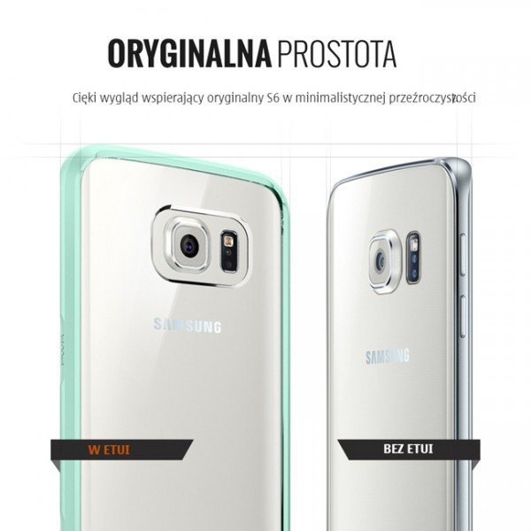 Coque SPIGEN Ultra Hybrid S amsung Galaxy S6 Edge Clear Transparent Case