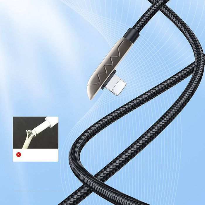 Cable USB Joyroom - Carga Lightning / Datos 2.4A 1.2m Plata (S-1230K3)