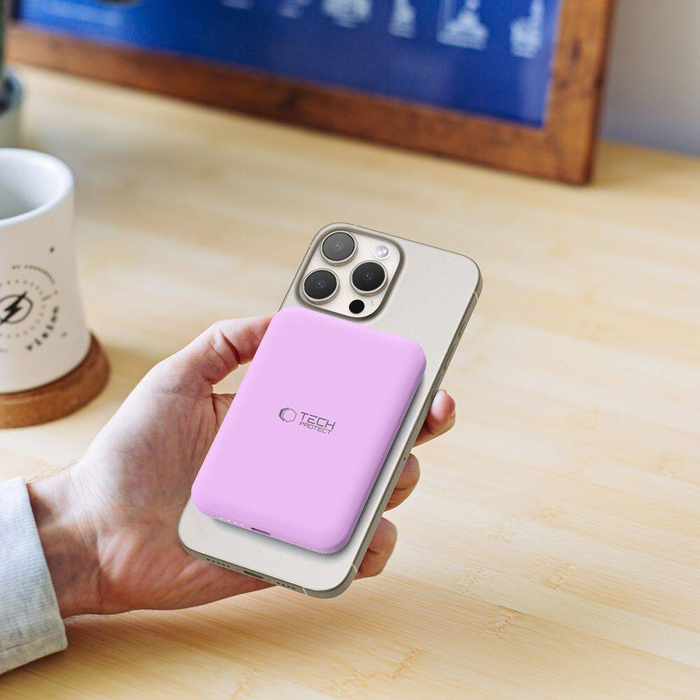 Tech-protect Pb10 Lifemag Magsafe Power Bank 5000mah Lilac