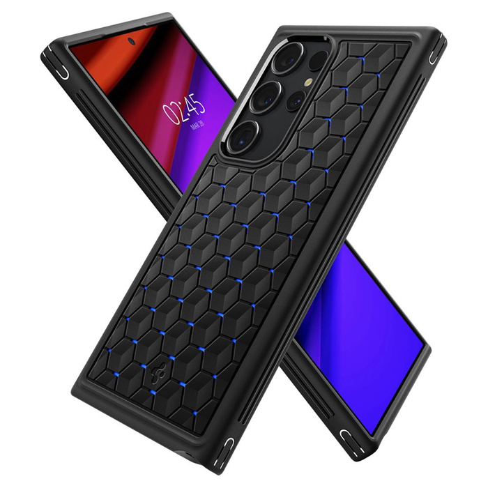 Hülle Spigen Kryo Armor Samsung Galaxy S24 Ultra Kryo Blau Case