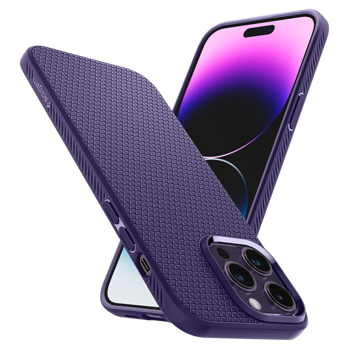 Spigen Liquid Air IPhone 14 PRO MAX MORADO OSCURO