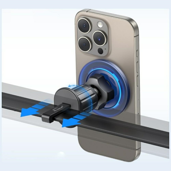 Uchwyt Samochodowy USAMS Magnetyczny do Kratki Wentylacyjnej ZJ081 Niebieski