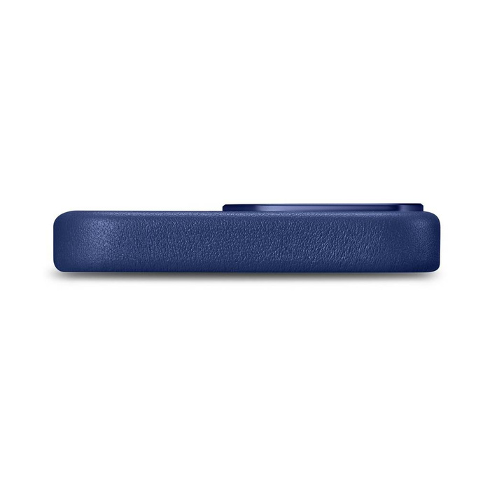 Funda iCarer de piel auténtica para iPhone 14 Pro azul (WMI14220706-BU) (compatible con MagSafe)
