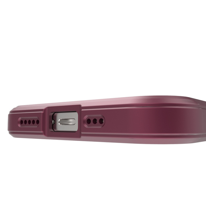 Custodia Magic Shield Case per iPhone 12 Pro custodia corazzata elastica in bordeaux