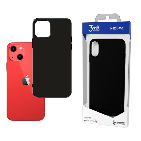 3mk Matt Case iPhone 13 Mini schwarz /schwarz