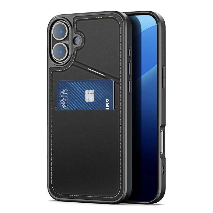 Dux Ducis Rafi II Mag-Hülle mit MagSafe für iPhone 16 – Schwarz