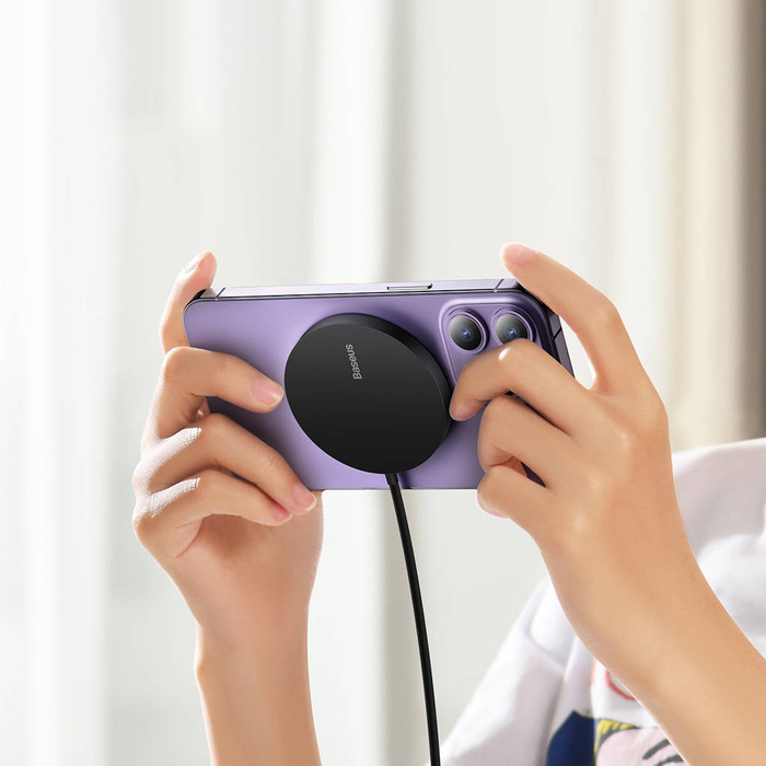 Baseus Simple Mini3 Induktionsladegerät MagSafe 15W schwarz