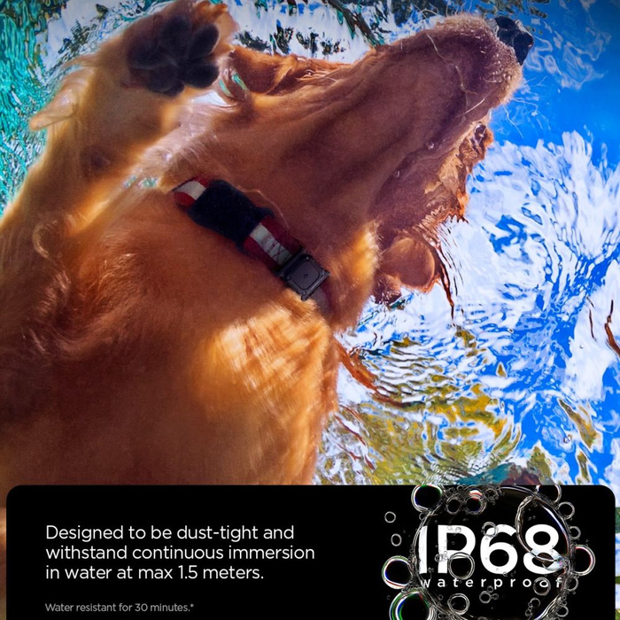 Spigen Tough Armor Apple AIRTAG 1 / 2 COLLAR PARA MASCOTAS NEGRO