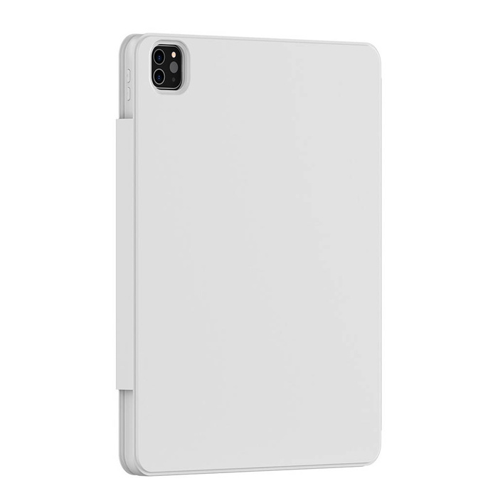 Baseus Safattach Y-type para iPad Pro 12.9" 2018/2020/2021 funda con soporte blanca (ARCX010102)