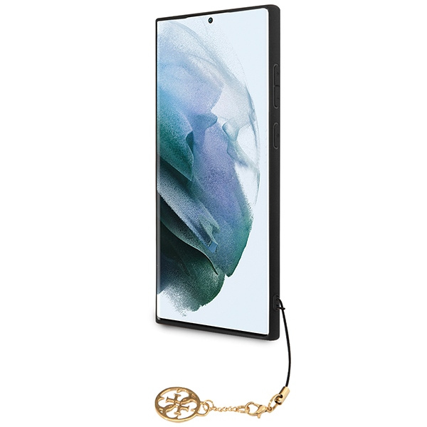 Case Guess GUHCS23LGF4GGR S23 Ultra S918 grey/grey hardcase 4G Charms Collection Case