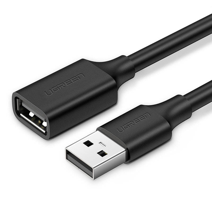 Ugreen prodlužovací kabel USB (samec) - USB (samice) 2.0 480 Mbps 3 m černý (US103)