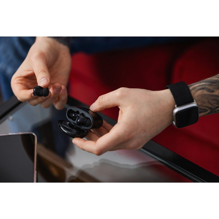 Słuchawki bezprzewodowe douszne Forcell F-Audio TWS Clear Sound czarne