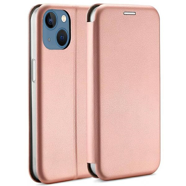 Beline Etui Book Magnetic iPhone 15 Plus6,7" różowo złoty/rose gold