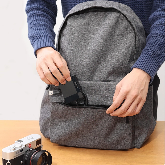 Ugreen USB 3.0 SD / micro SD / CF / MS čtečka paměťových karet černá (30231)