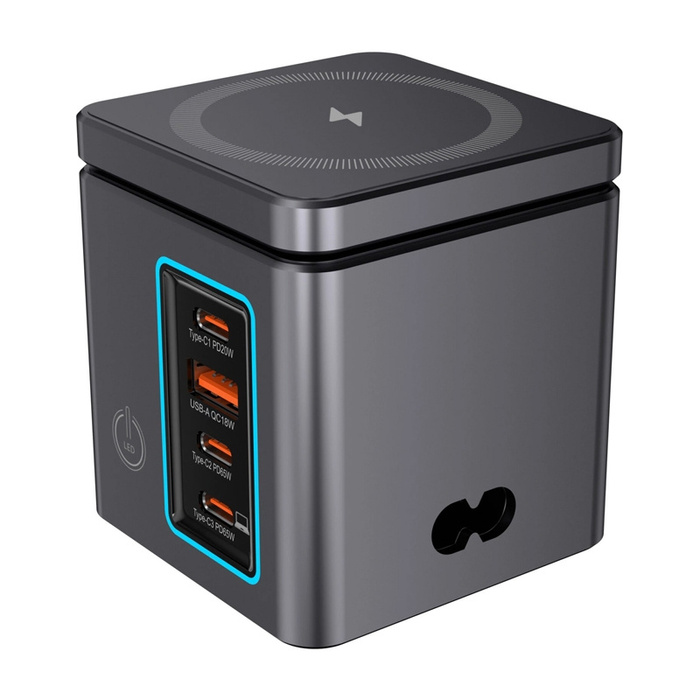 Ladergerät blitzwolf BW-i113 GaN, USB-A, 3xUSB-C, 105W