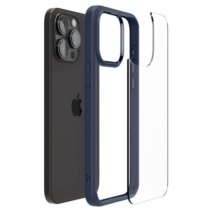 Coque Spigen Ultra Hybrid iPhone 15 Pro Bleu marine