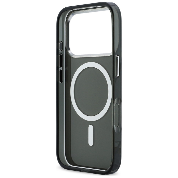 Etui Karl Lagerfeld IML Karl & Choupette Peekaboo Logo MagSafe do iPhone 17 Pro czarny