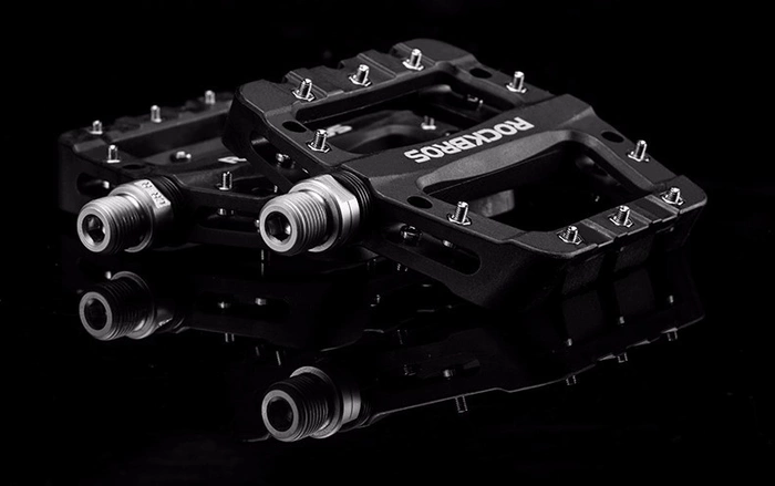 Rockbros 2017-12CBK Jeu de pédales de vélo en nylon - Noir