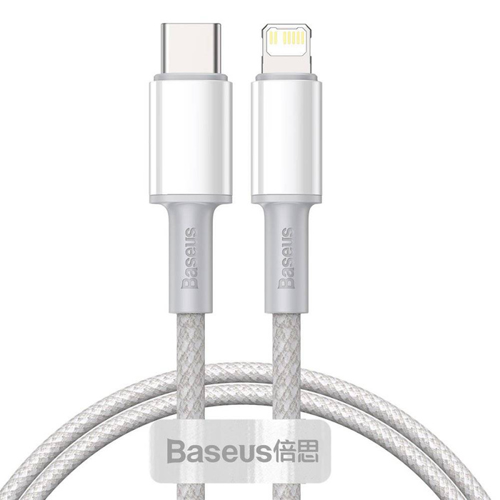 Baseus USB Type C kabel - Lightning Fast Charging Power Dodávka 20 W 1 m bílý (CATLGD-02)