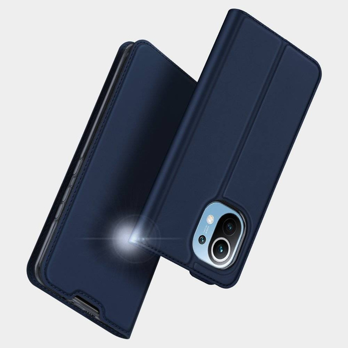 DUX DUCIS Skin Pro Holster Cover Flip Cover für Xiaomi Mi 11 blau