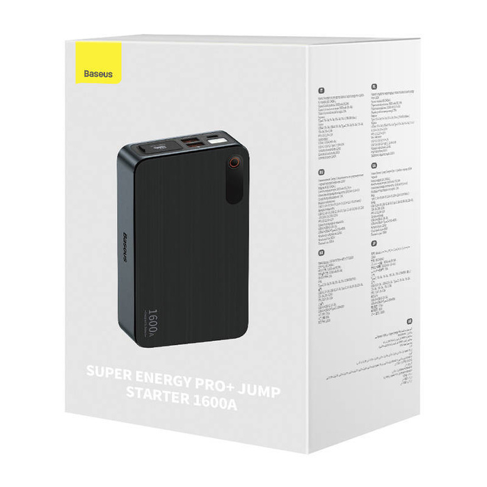 Powerbank/Baseus Super Energy PRO Car Jump Starter, 1600A, USB (black)