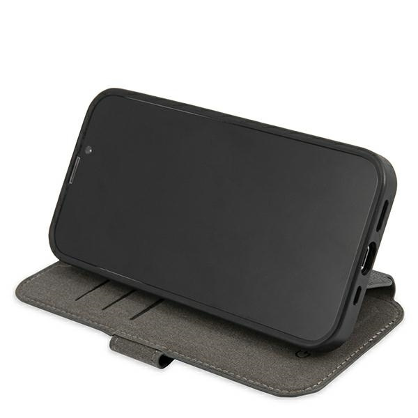 Funda GUESS Apple iPhone 13 Pro Book 4G Big Metal Logo Grey Case