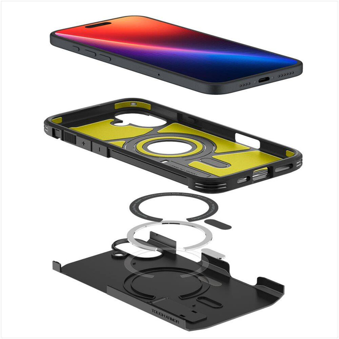 Spigen Tough Armor Mag MagSafe IPhone 16 NOIR