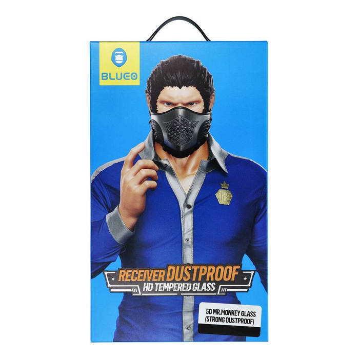 Szkło Hartowane 5D Mr. Monkey Glass - Apple iPhone 17 czarny (Strong Dustproof)