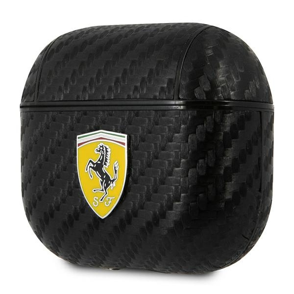 Ferrari FESA3CABK AirPods 3 cover nero/nero On Track PU Carbon