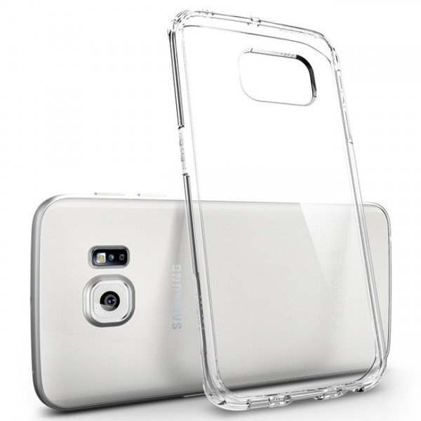 Puzdro SPIGEN Ultra Hybrid S amsung Galaxy S6 Edge Clear Transparent Case