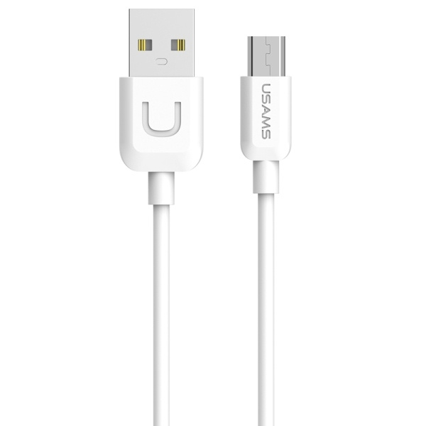 Cavo USAMS U-Turn MicroUSB 2A 1m Bianco