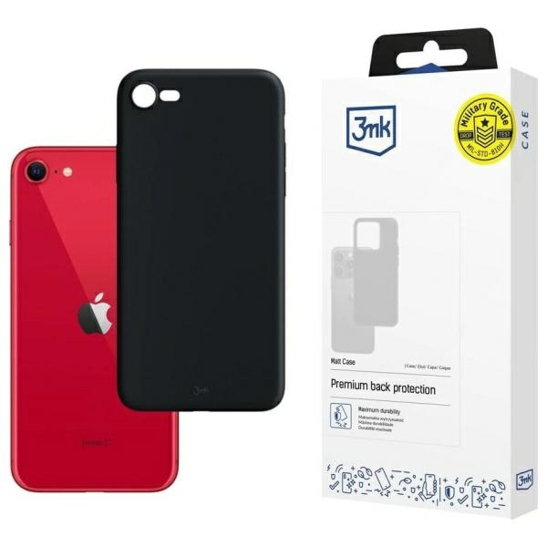 3mk Matt Case iPhone SE 2020/2020 black/black