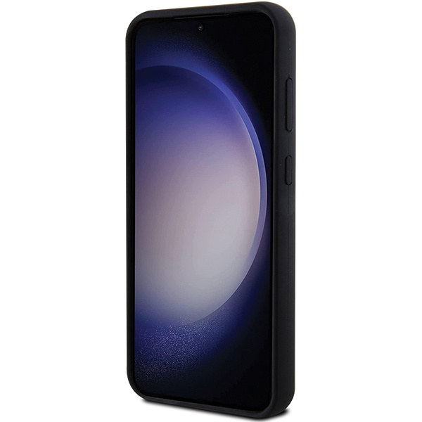 Etui Karl Lagerfeld KLHCS23FEMHKNPK Samsung Galaxy S23 FE S711 czarny/black Silicone Ikonik Metal Pin Case