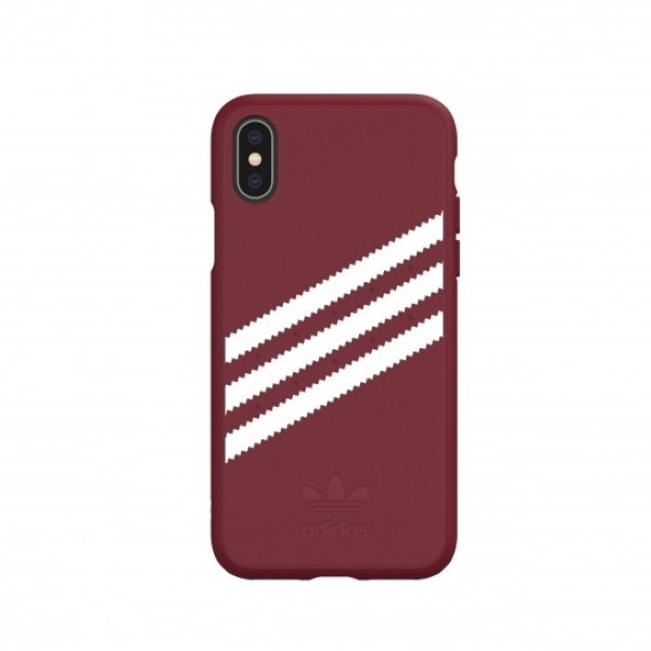 Adidas OR Moulded PU Suede iPhone X/XS burgundy/collegiate burgundy 33282