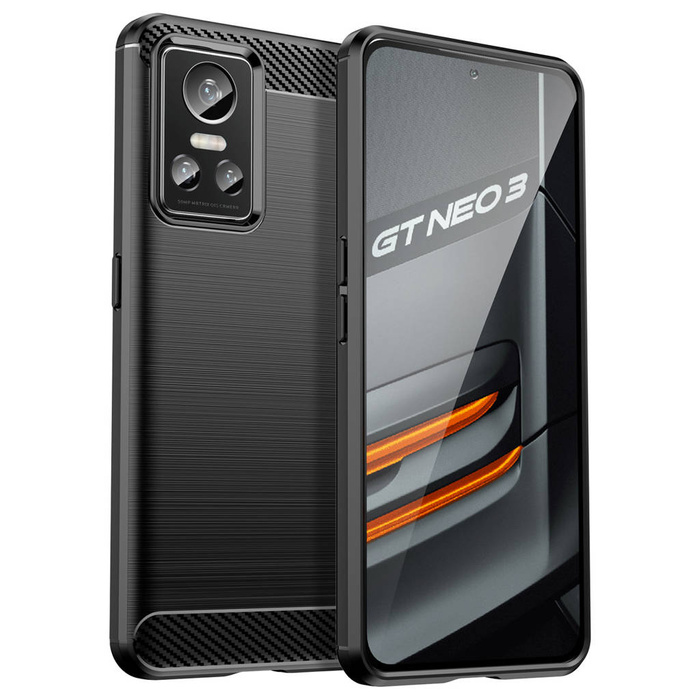 Carbon Case Flexibilní kryt pro Realme GT Neo 3 černý